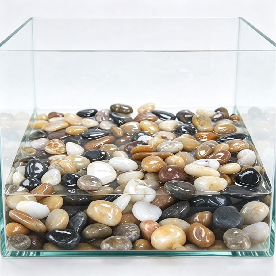 300-700g Smooth River Pebbles, - Aquarium For Planted Tank 评论和价格