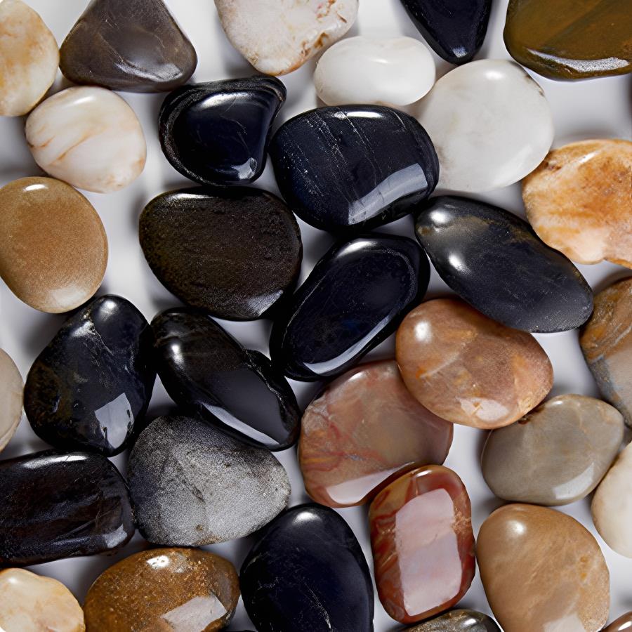 300-700g Smooth River Pebbles, - Aquarium For Planted Tank 评论和价格