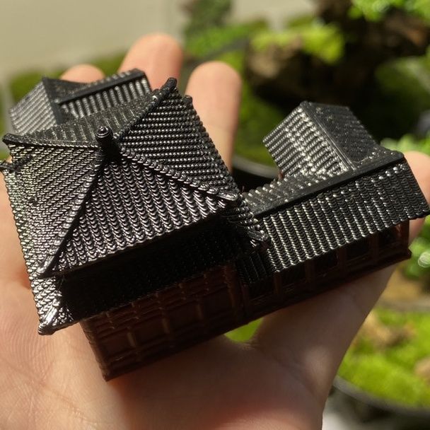 Plastics Chinese Style Ancient - Aquarium Plant Ornament 评论和价格