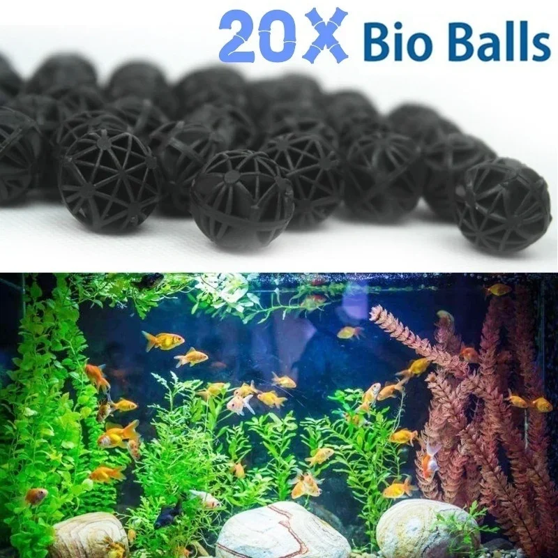 20Pcs 16mm Bio Balls Aquarium  - Aquarium Plant Fertilizer 评论和价格