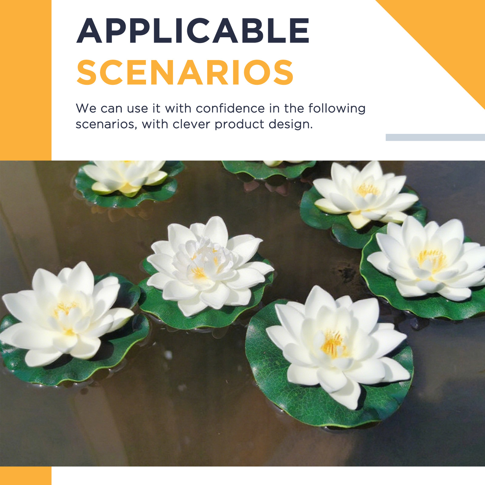 5pcs/set 10cm Artificial Lotus - Aquarium Plant Ornament 评论和价格