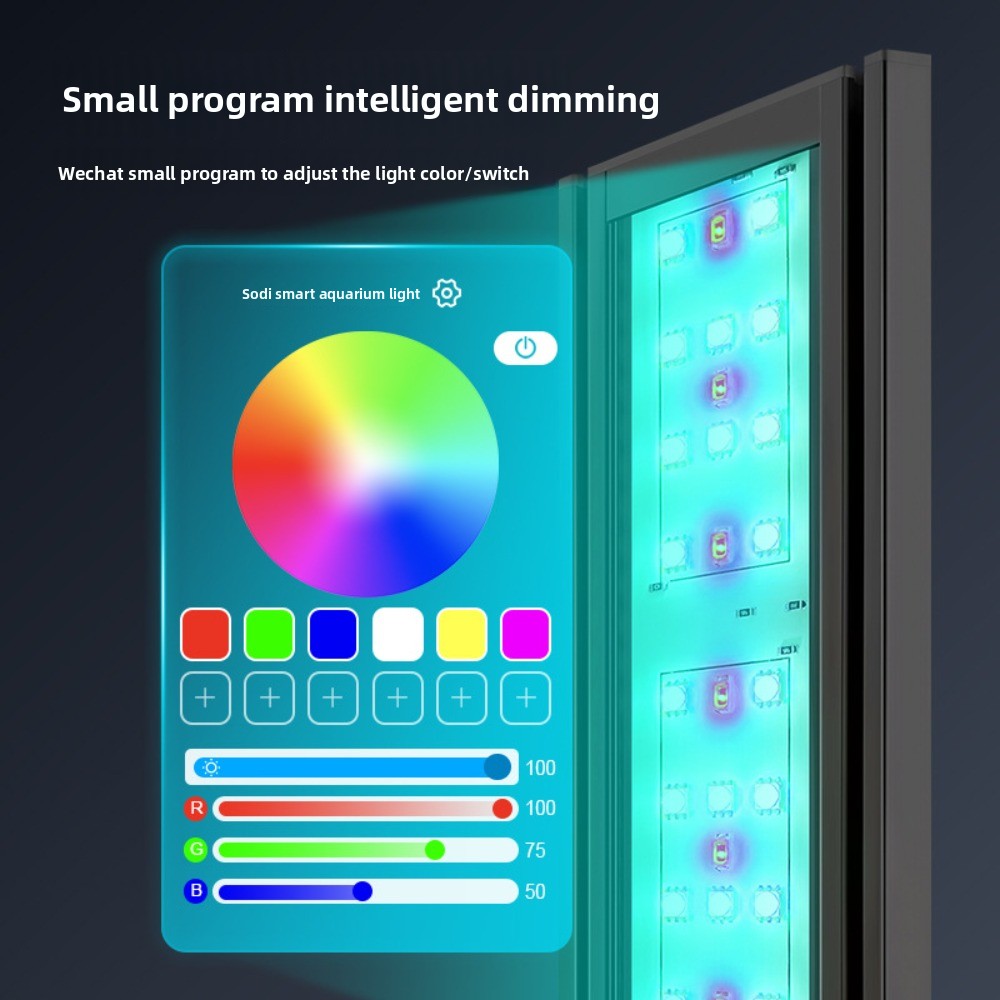 Smart Fish Tank RGB Aquatic Pl - Planted Aquarium Algae Control 评论和价格