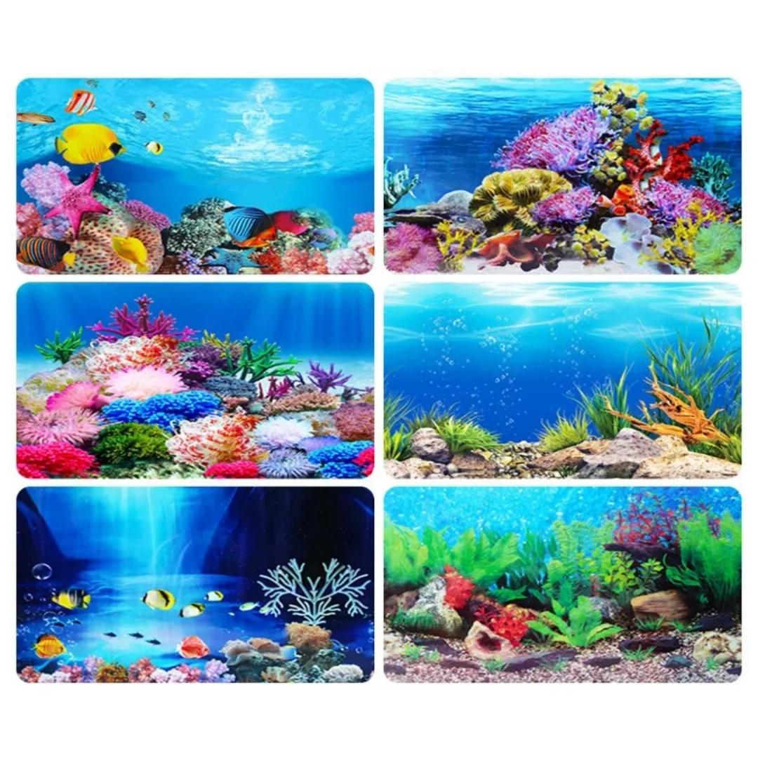 Background Aquarium 3D Sticker - Aquarium Plant Ornament 评论和价格