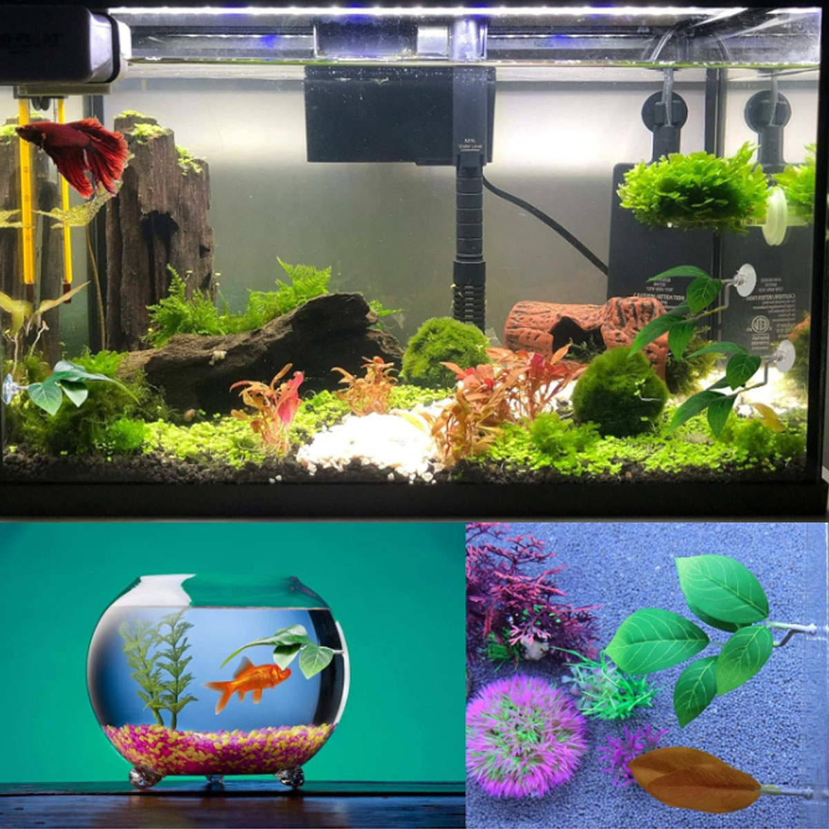 1 PC Betta Fish Hammock Soft A - Aquarium Plant Ornament 评论和价格