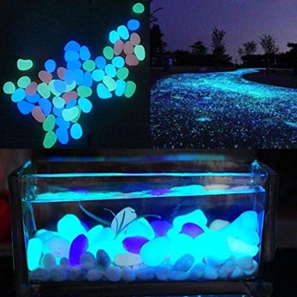 Fish Tank Rocks Glow Blue Pebb - Aquarium For Planted Tank 评论和价格