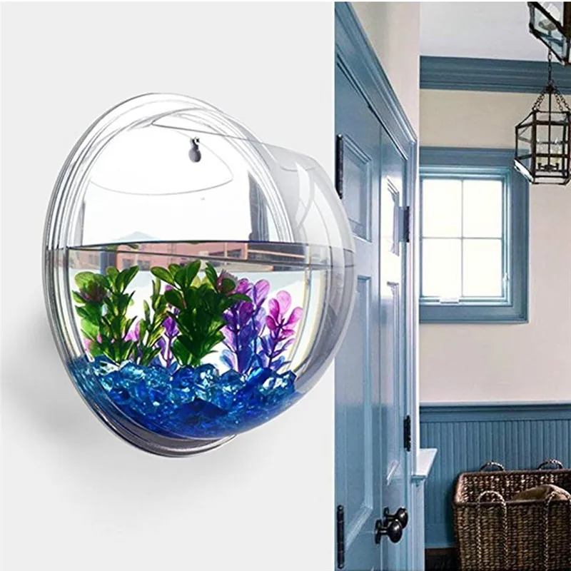 Transparent acrylic hanging wa - Aquarium Plant Ornament 评论和价格