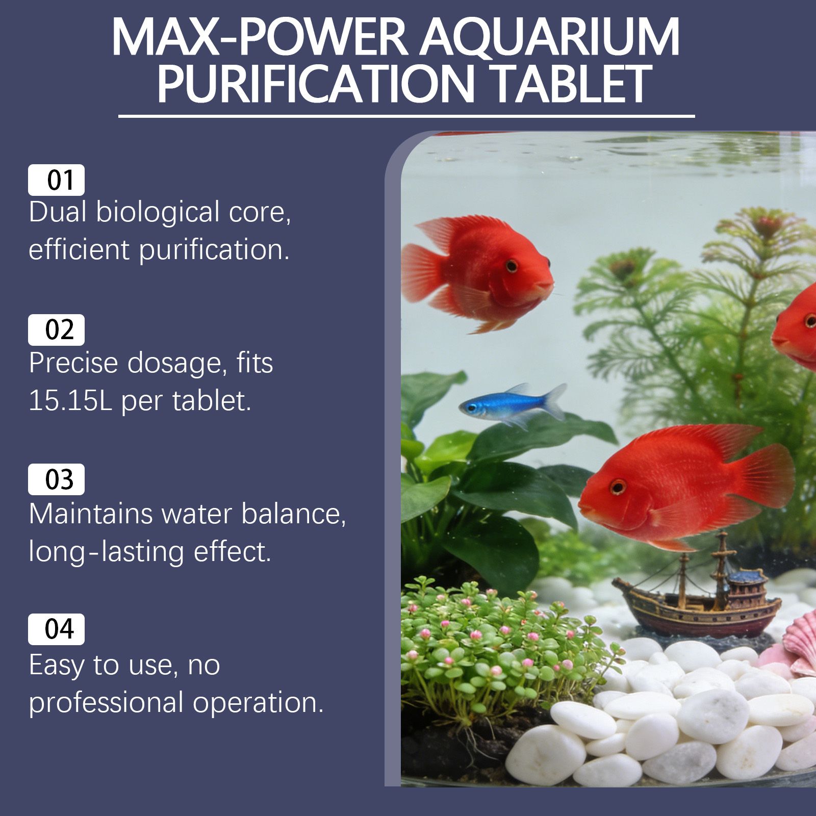 Algae Remover Tablets for Aqua - Planted Aquarium Algae Control 评论和价格