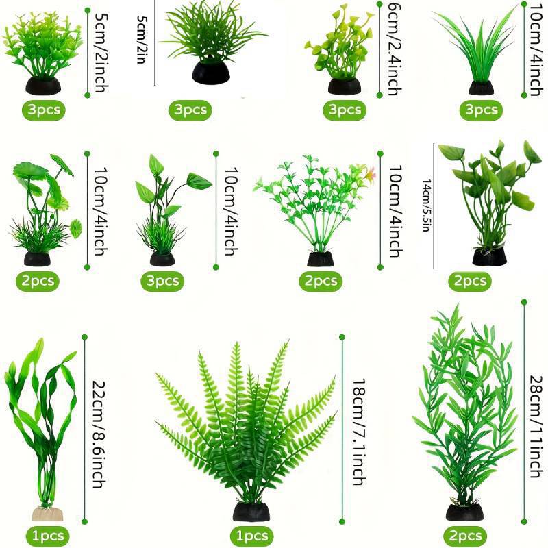 Aquarium Decor Set Artificial  - Aquarium Plant Ornament 评论和价格